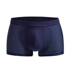 4-Pack Ademende Bamboe Boxershorts - Anti-Zweet Mesh Structuur