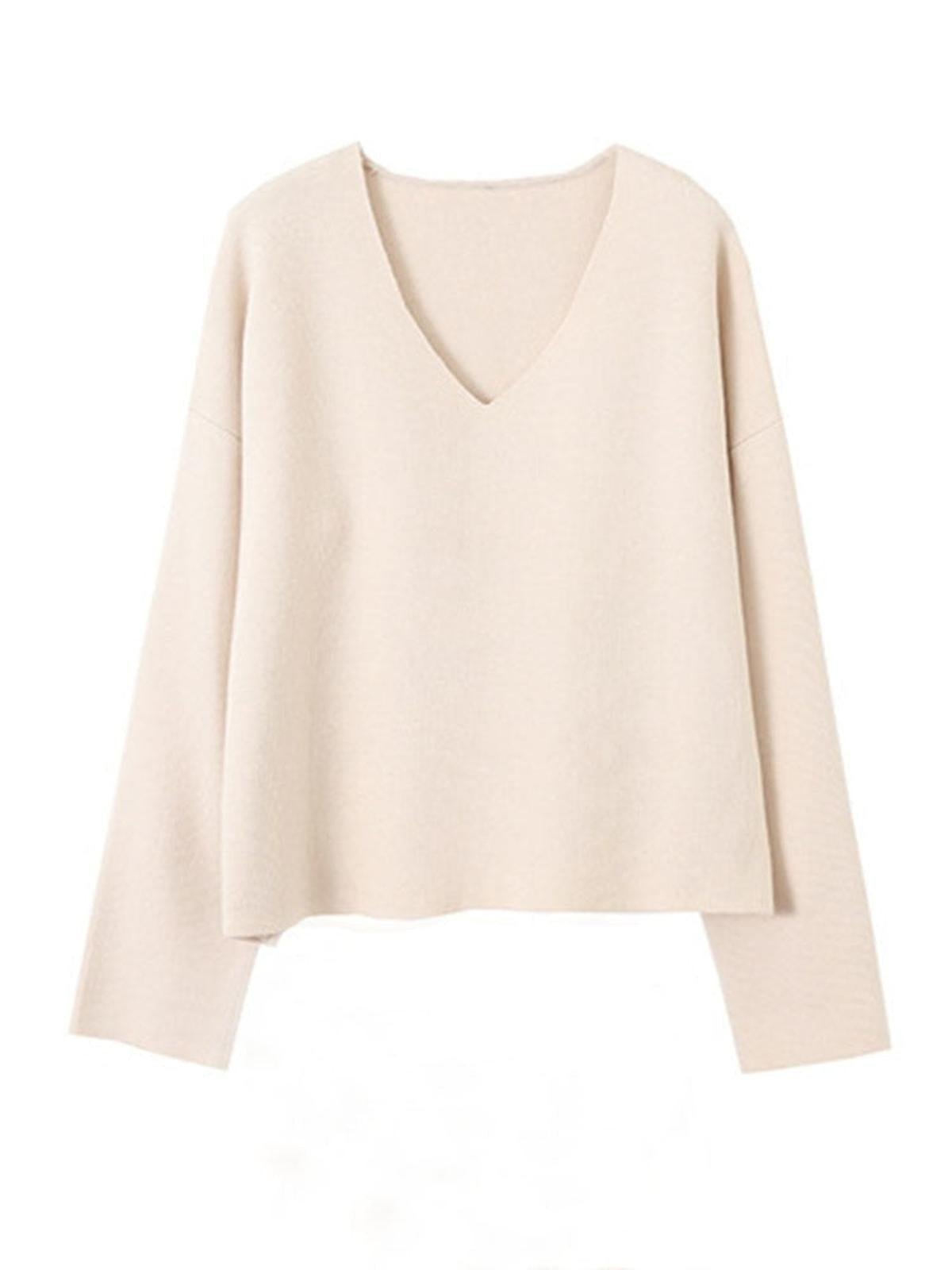 Dames 2-Delige Winterset V-hals Trui En Rok