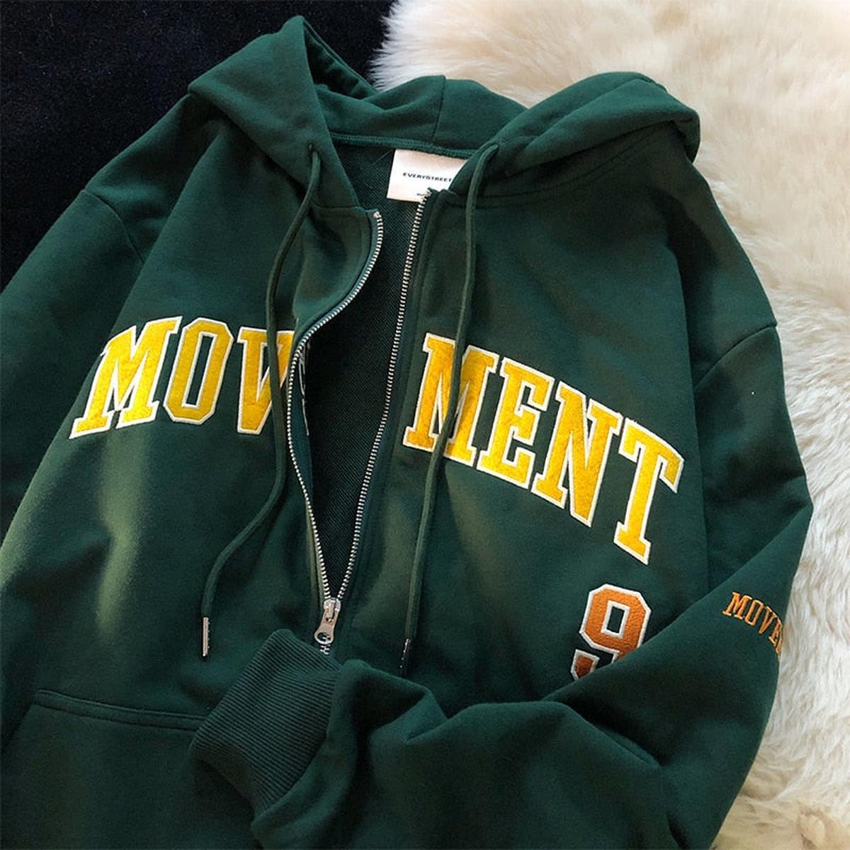 Dames Oversized Hoodie Met College Stijl Print