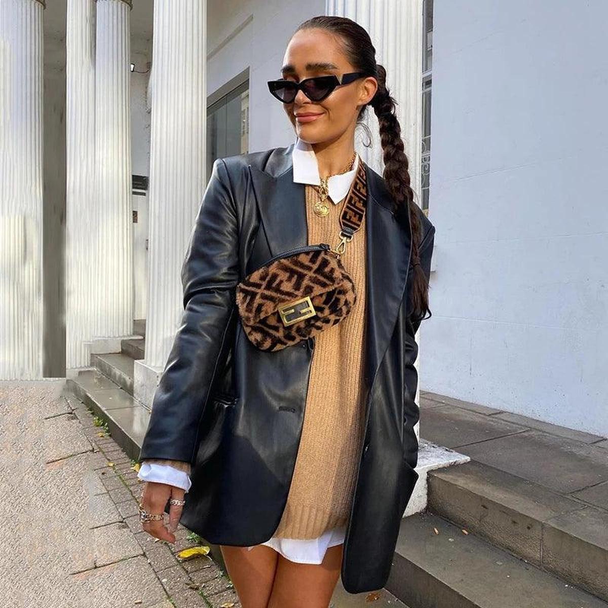 Dames Tijdloze Leren Jas