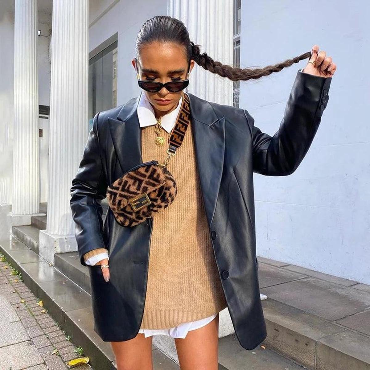 Dames Tijdloze Leren Jas