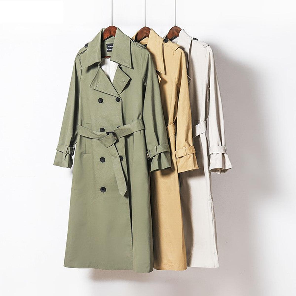 Dames Trench Coat Wind- en Weerbestendig Tijdloos Elegant