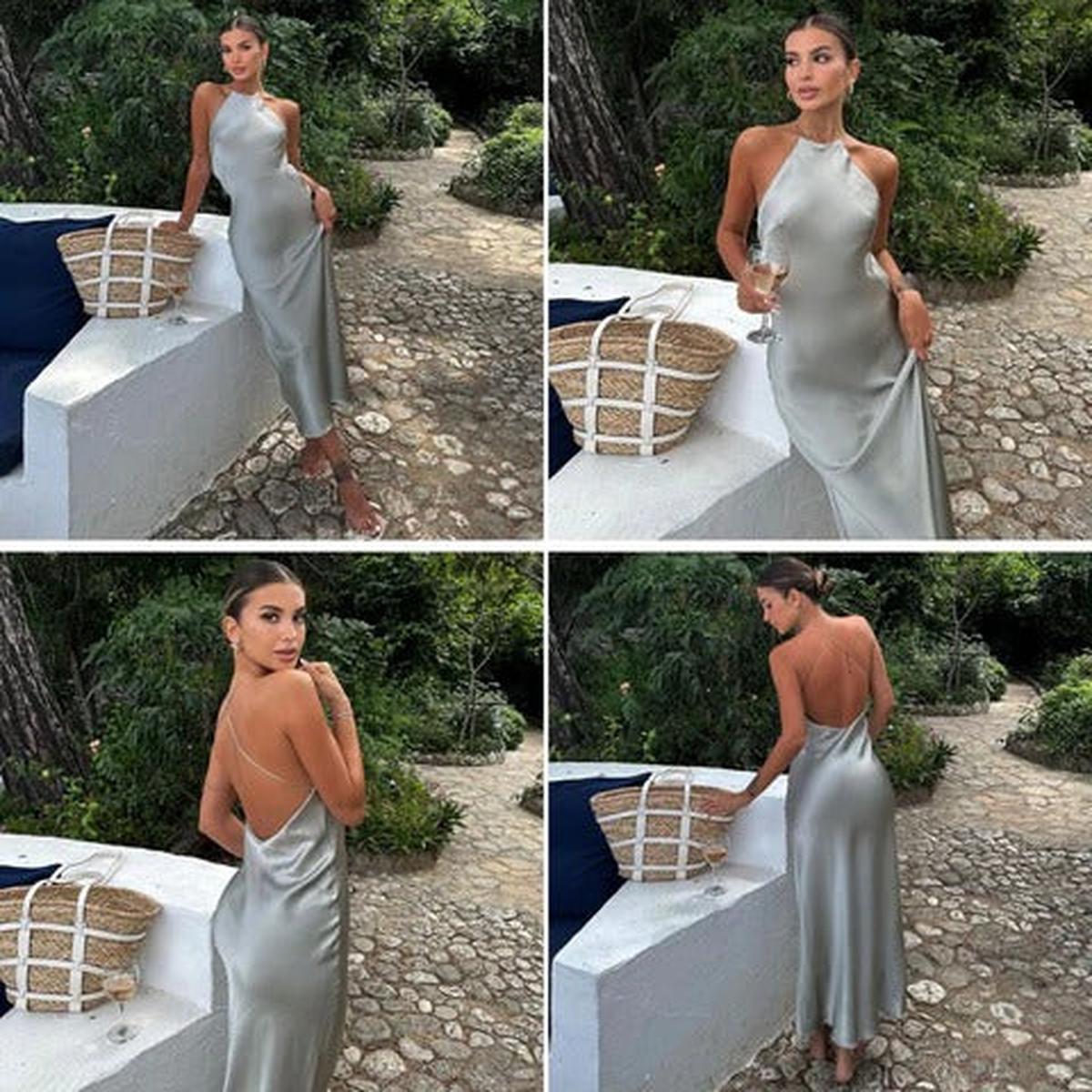 Elegant Sleeveless Maxi Dress with Wrap Style & Satin Belt