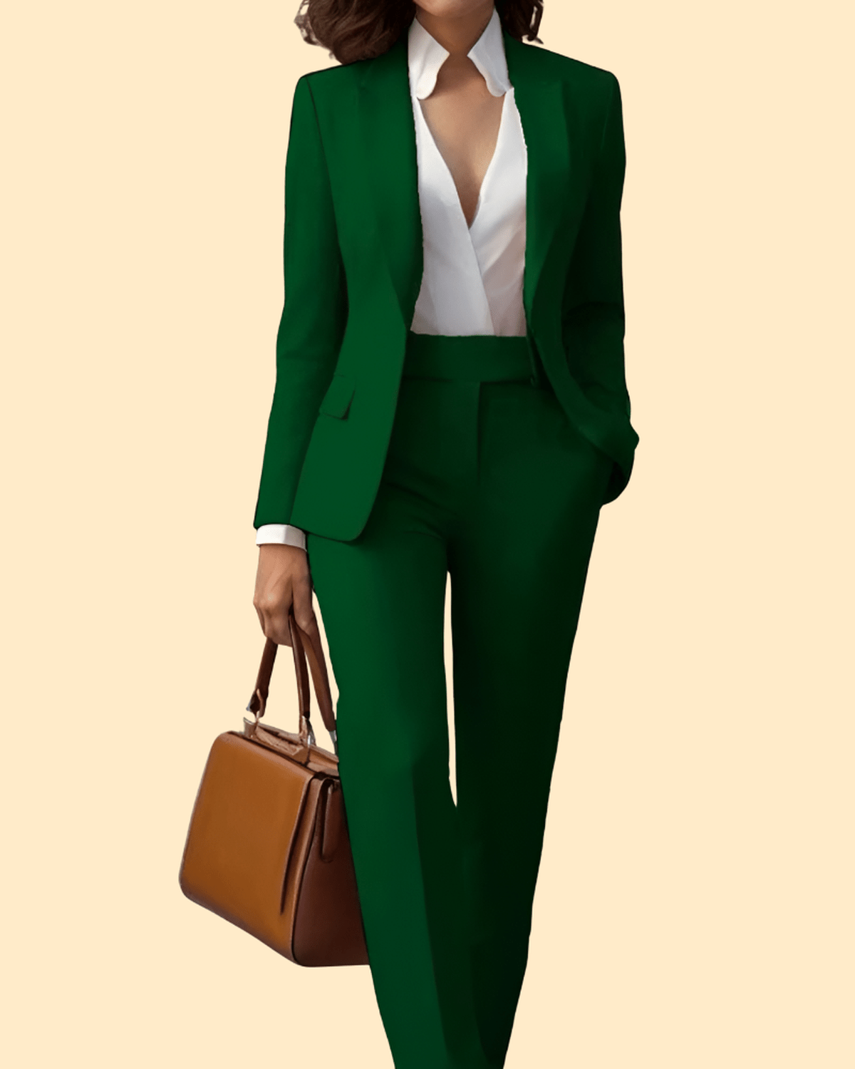 Elegante Dames Op Maat Gemaakt Zakelijk Pakset