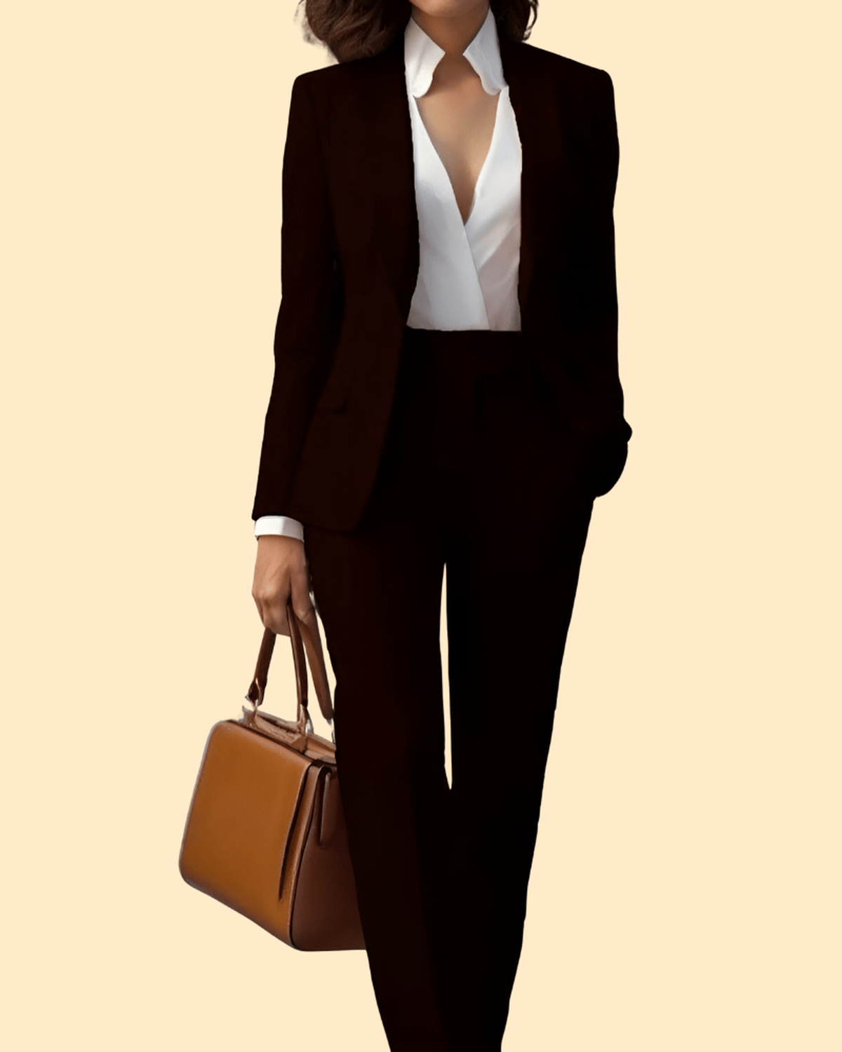 Elegante Dames Op Maat Gemaakt Zakelijk Pakset