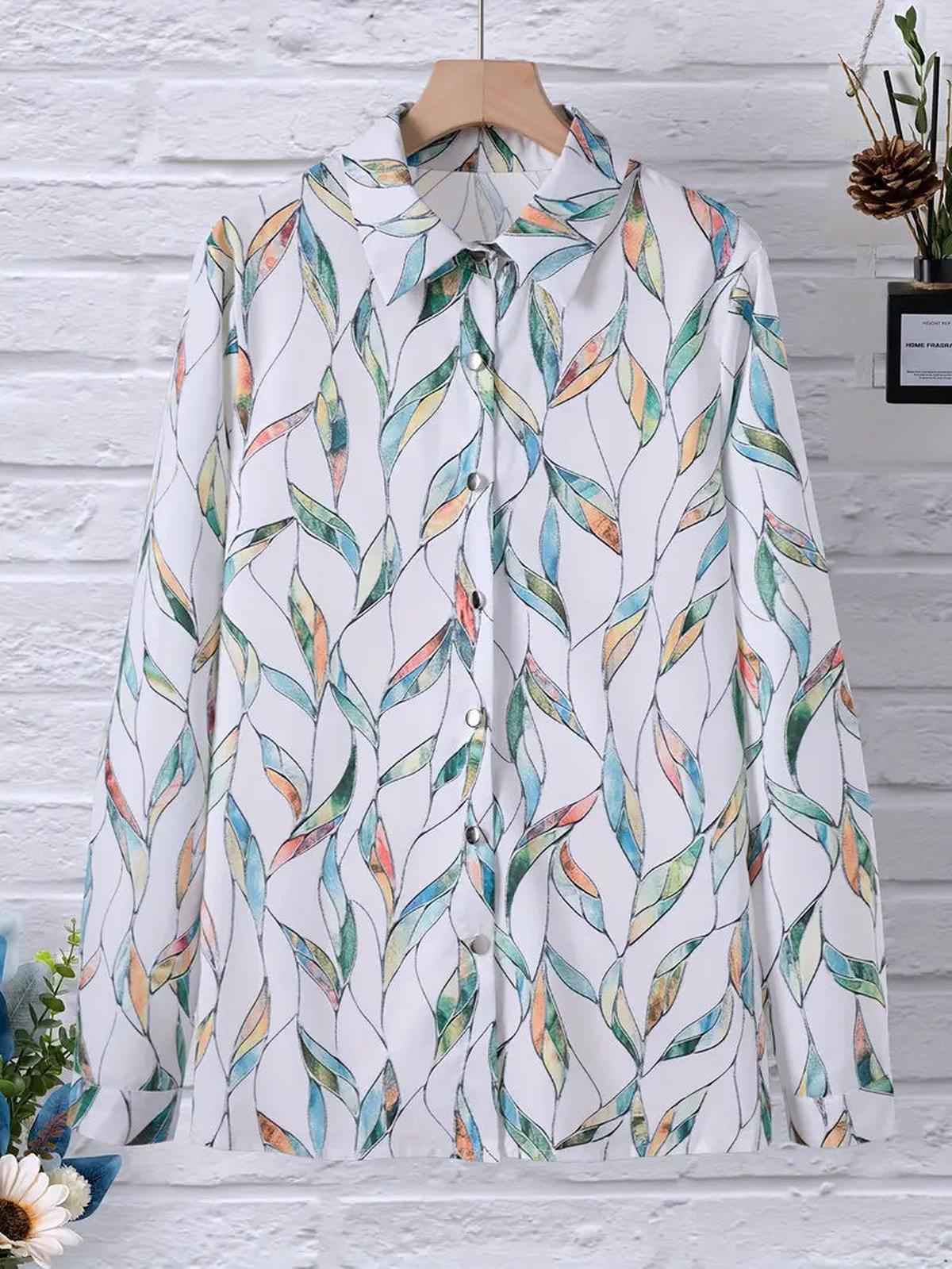 Elegante Damesblouse Met Opvallend Ontwerp En Comfortabele Pasvorm