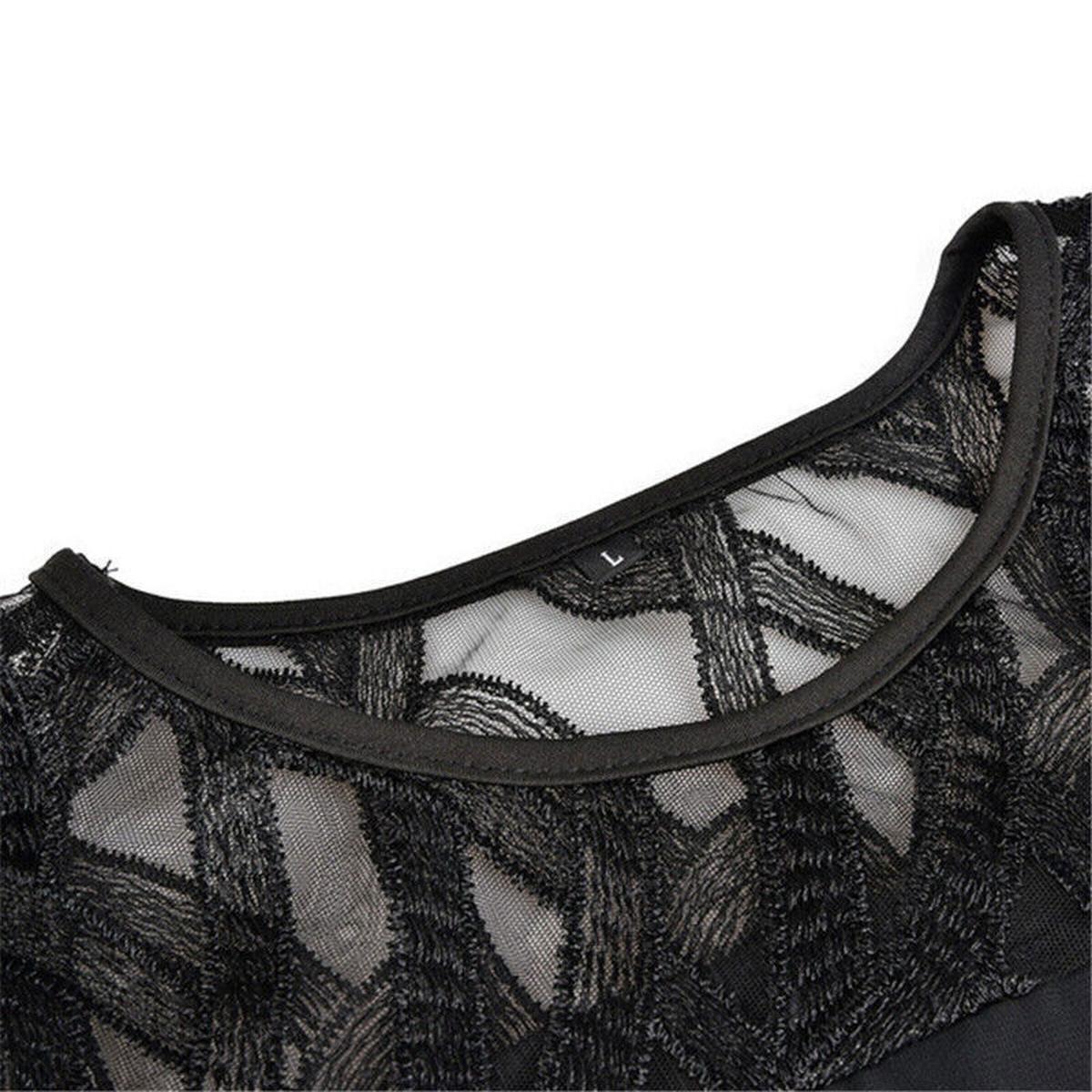 Elegante Plus Size Midi Jurk