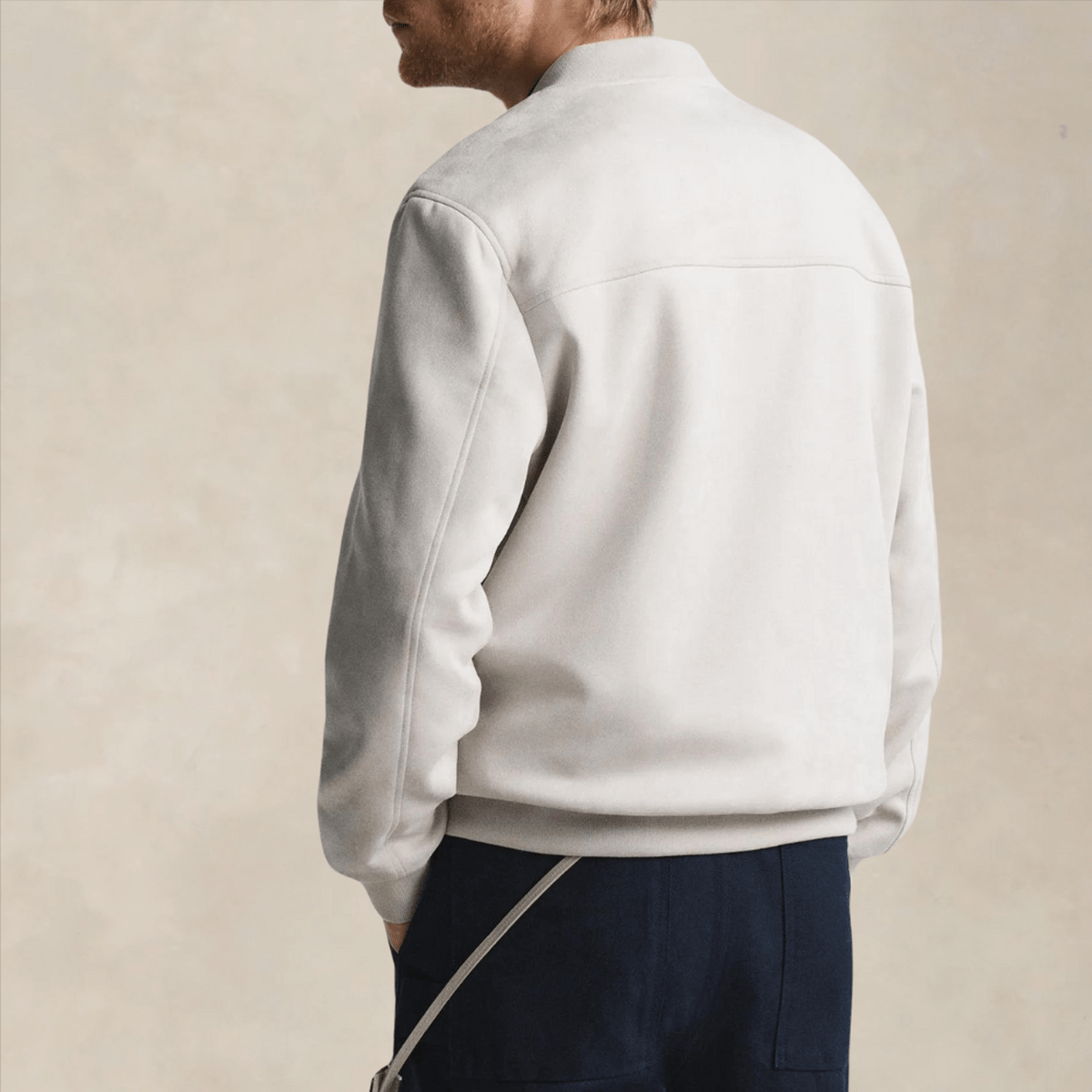 Geribbelde Trim Regular Fit Casual Bomberjack