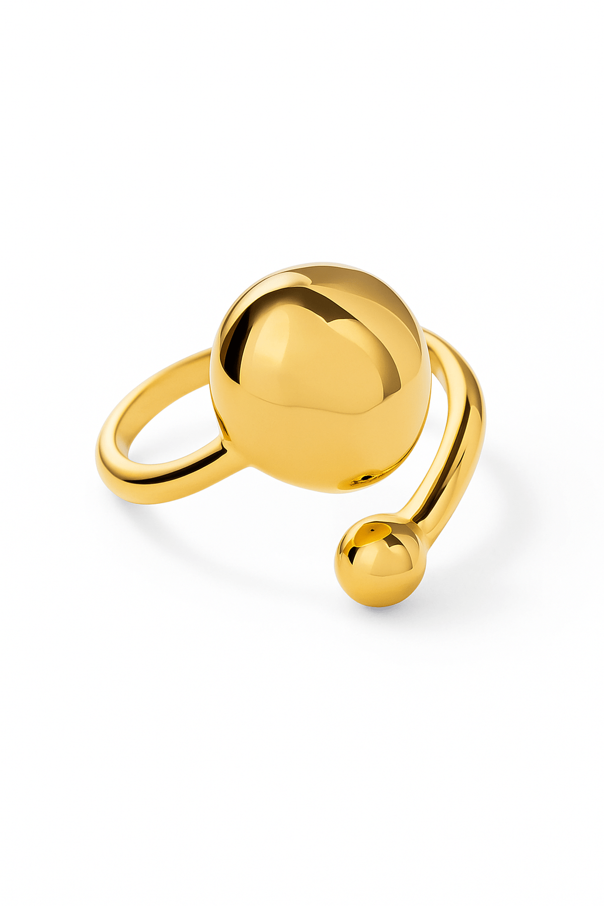 Gold Plated Open Ring
