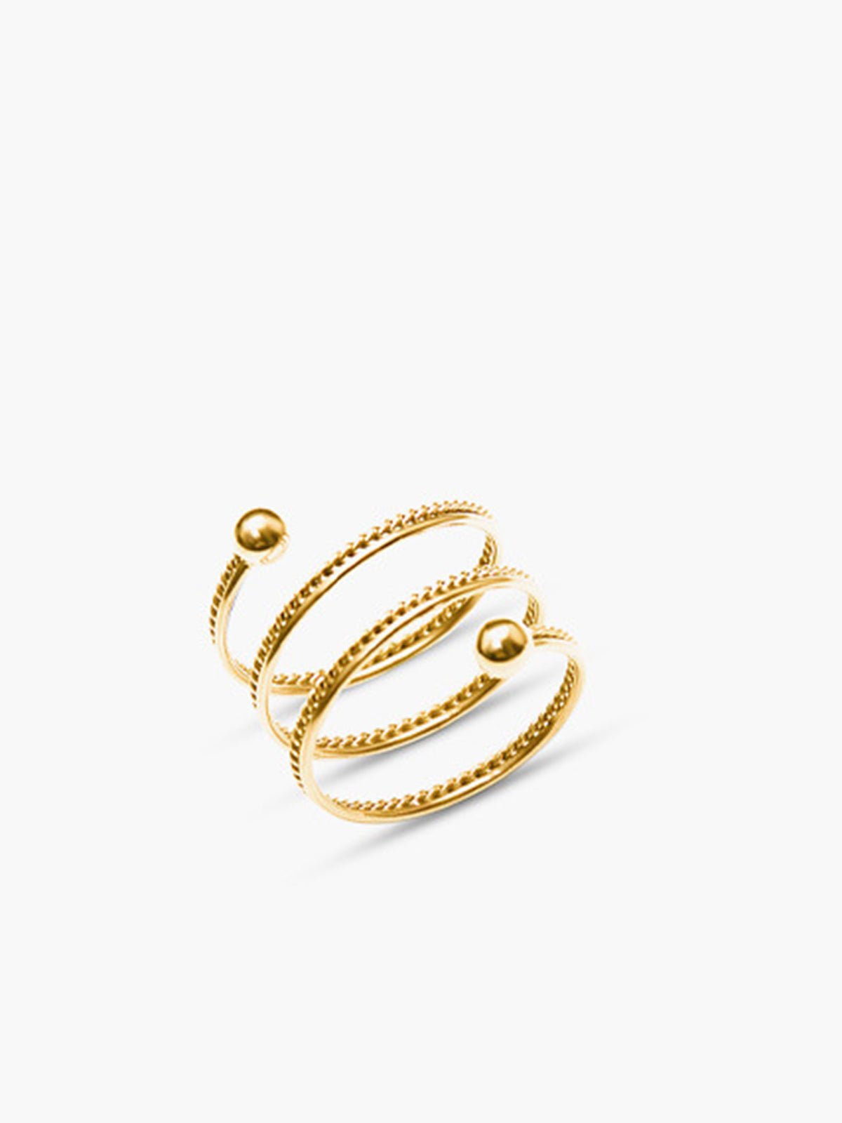 Gold Plated Veer Ring
