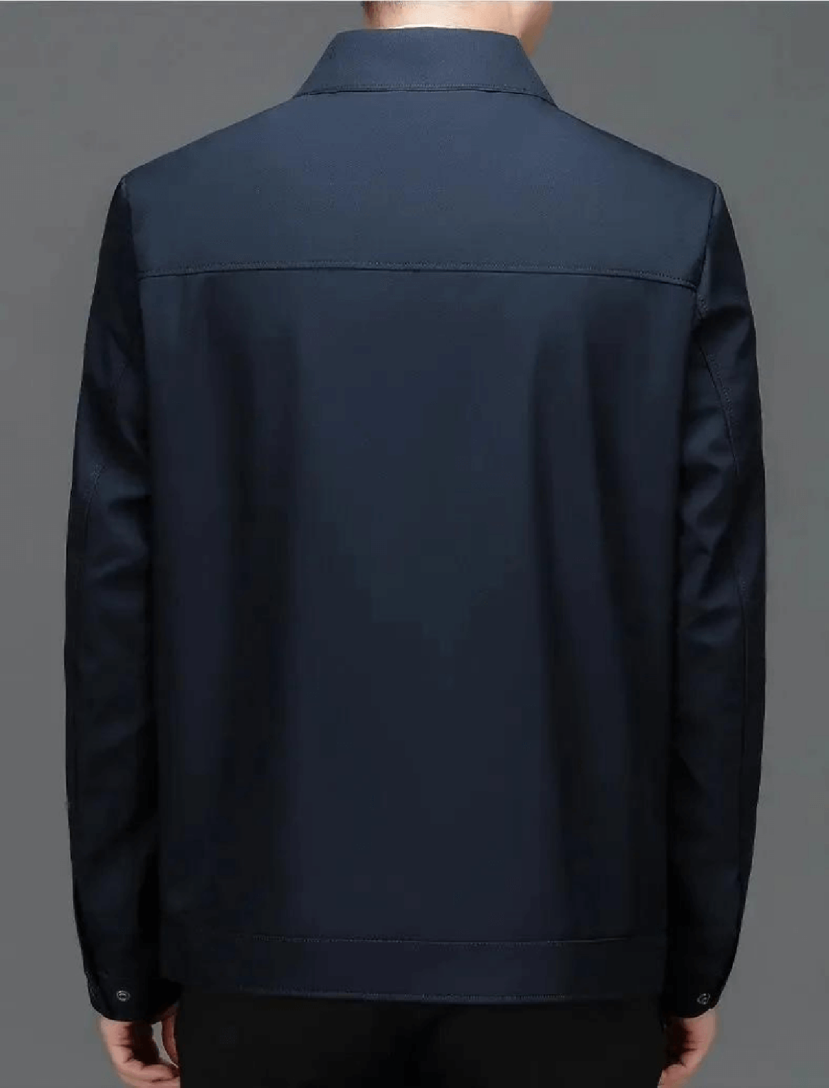 Heren Geïsoleerde Winterjas Met Rits En Zakjes