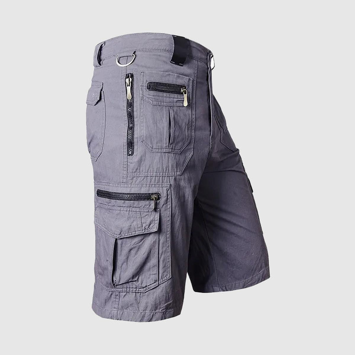 Heren Knielange Multi-Pocket Cargoshorts