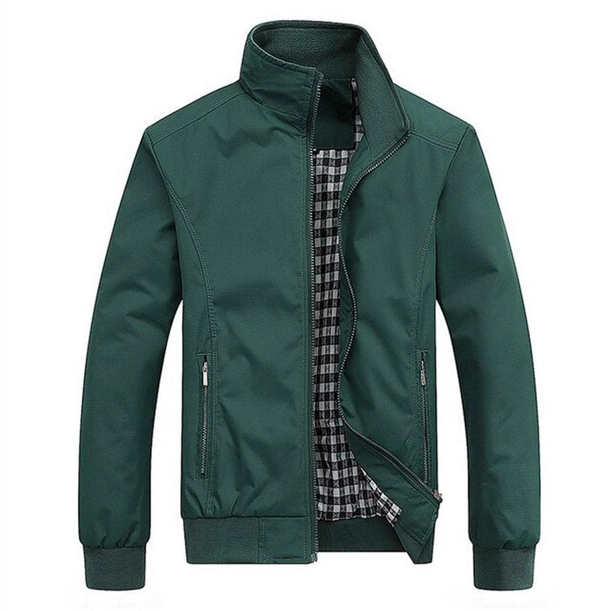 Heren Slim Fit Bomberjack voor Lente en Herfst