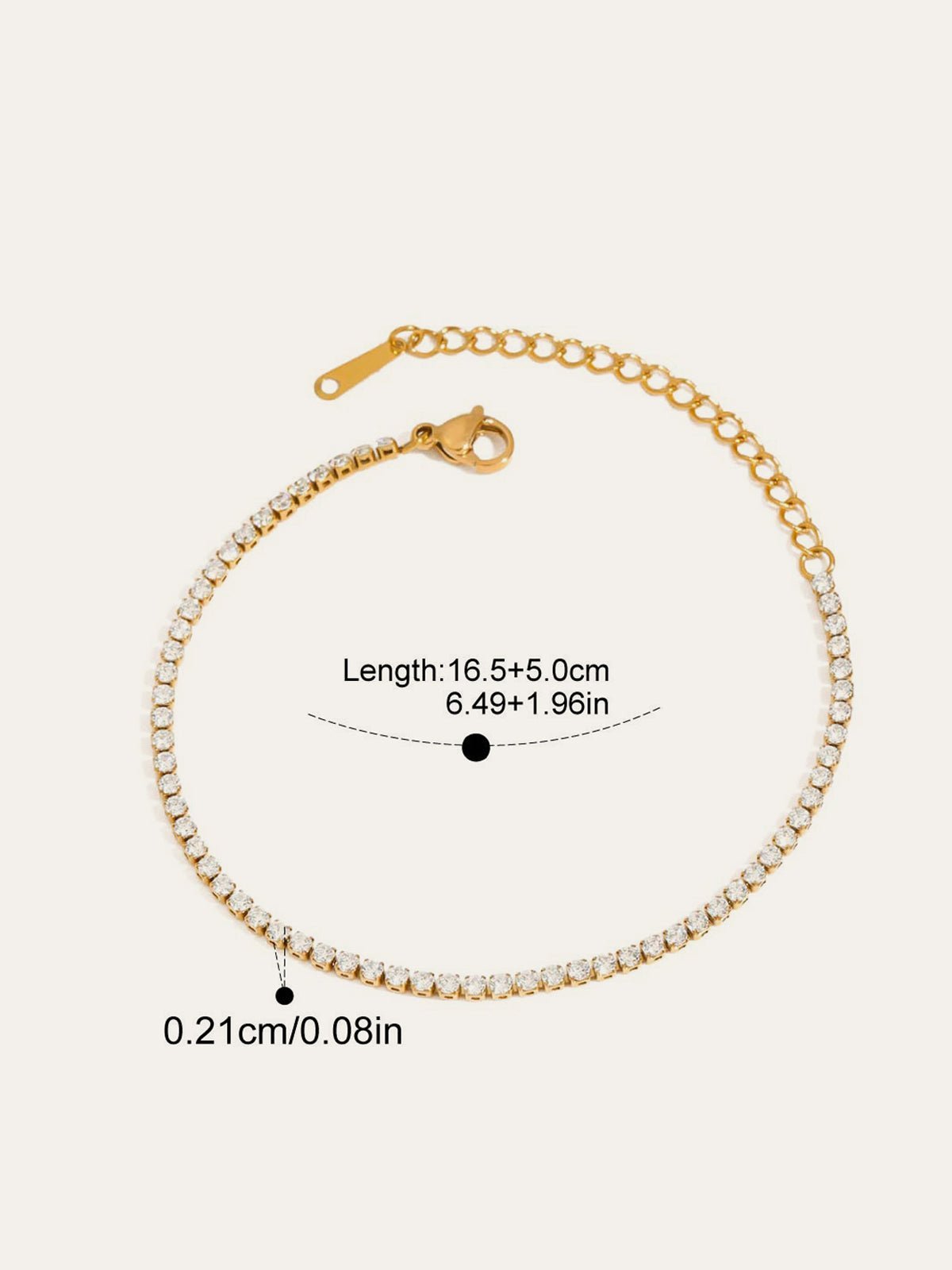 Kristallen Versieringen Armband Set