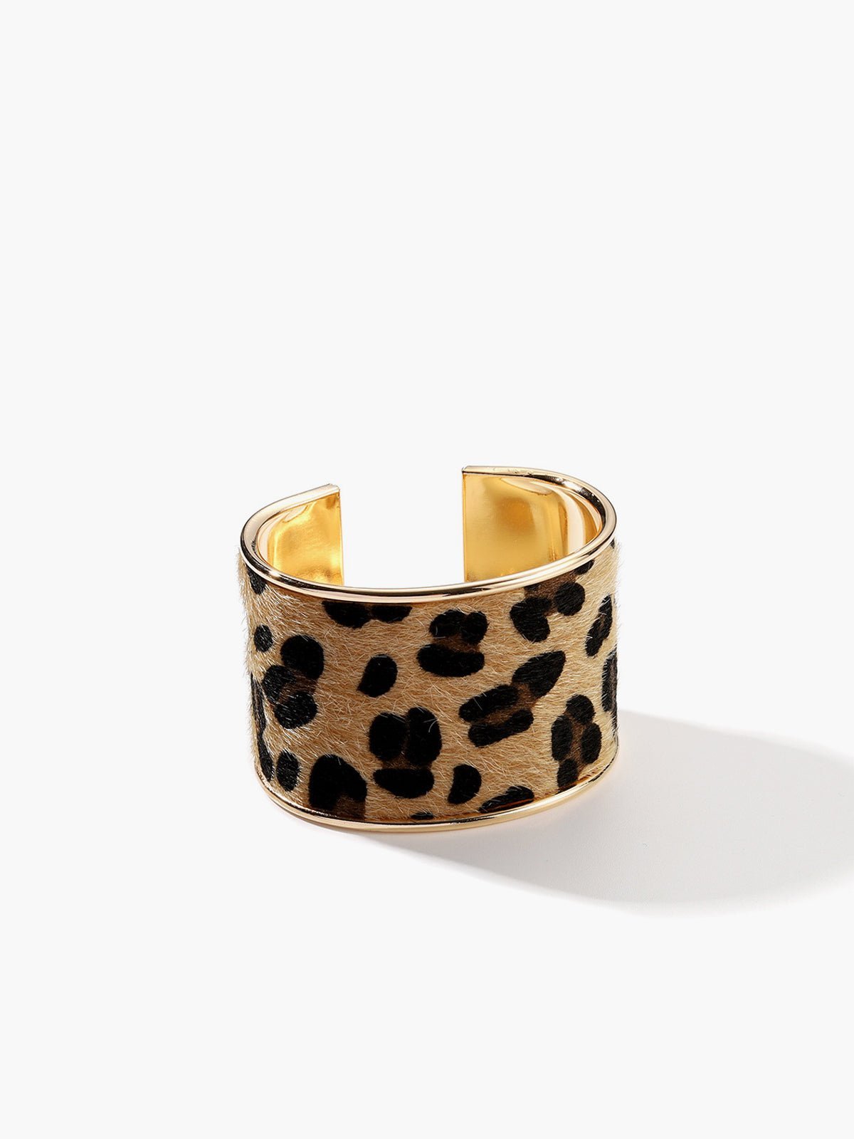 Leopard Stijl Open Armband