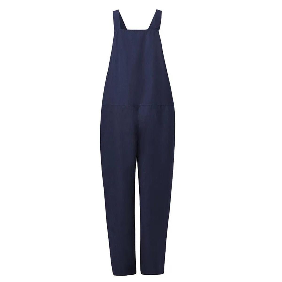 Lichtgewicht Zomer Jumpsuit Met Verstelbare Banden En Zakken