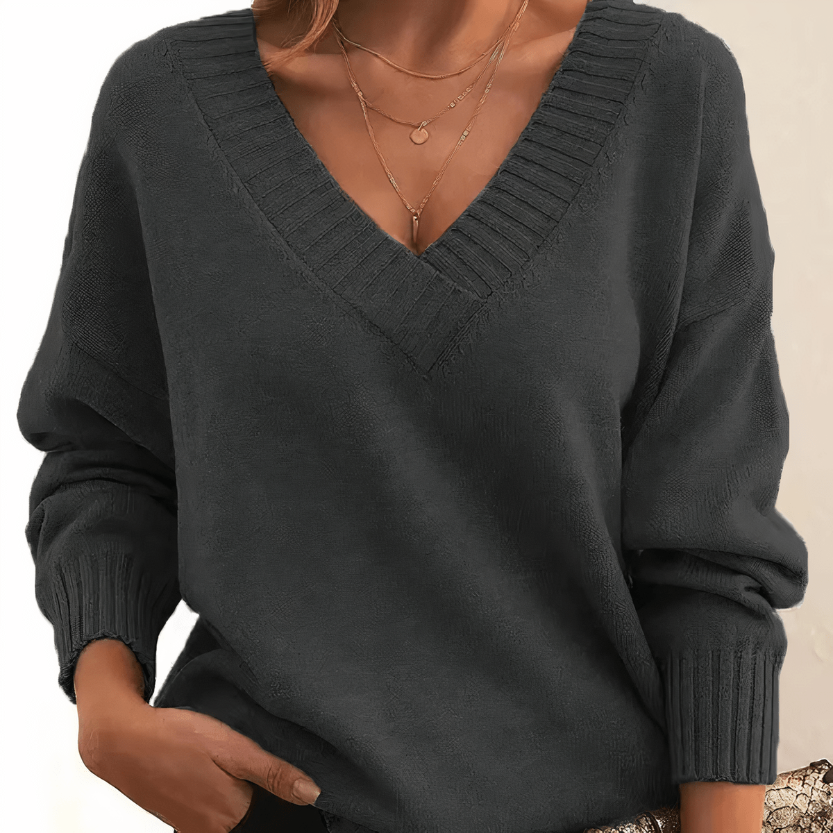 Relaxed Fit Dames Pullover (Kriebelvrij & Vormvast) - De Perfecte Basic