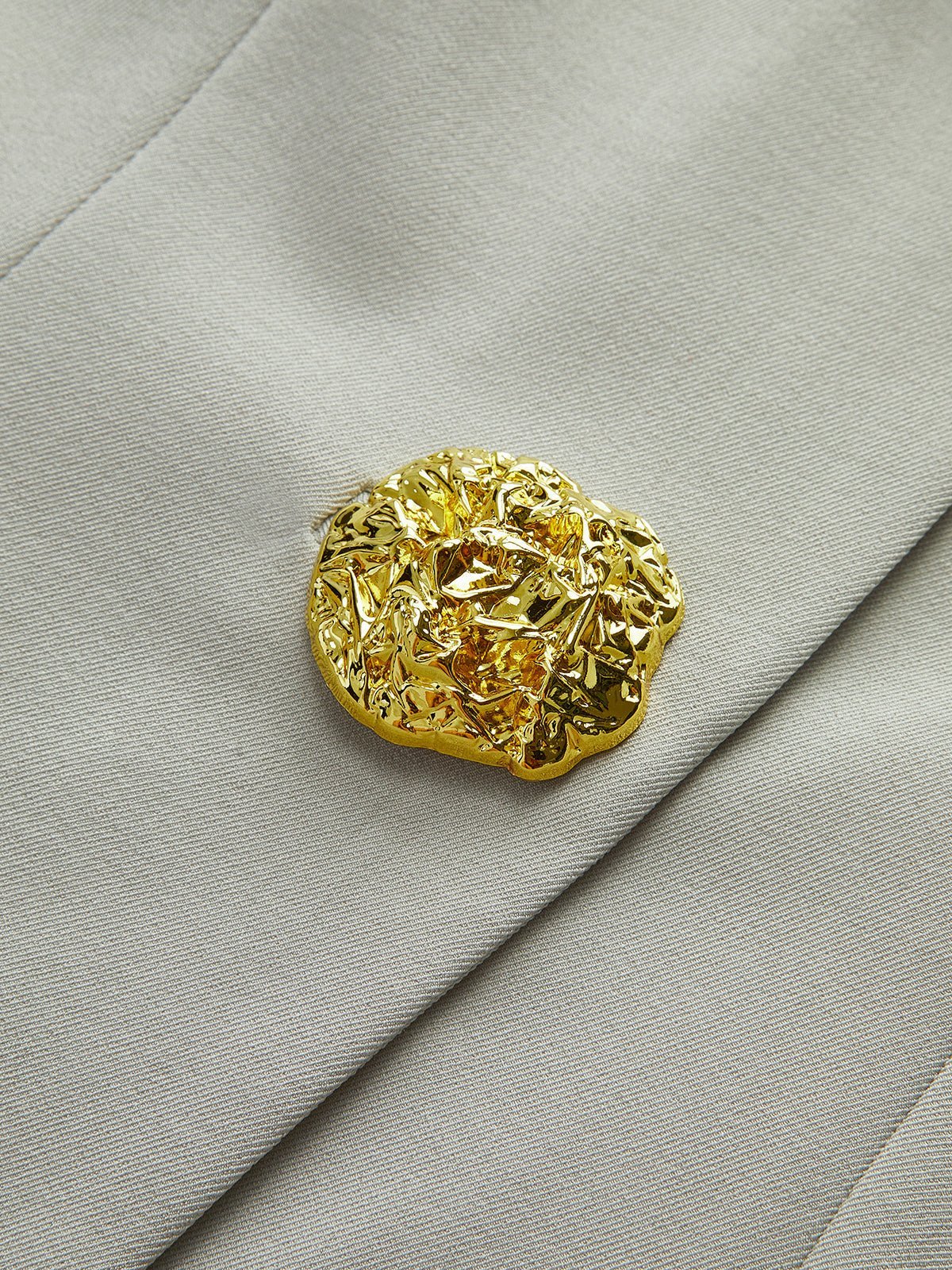 Tweedelige Mouwloze Business Set met Split en Knopen