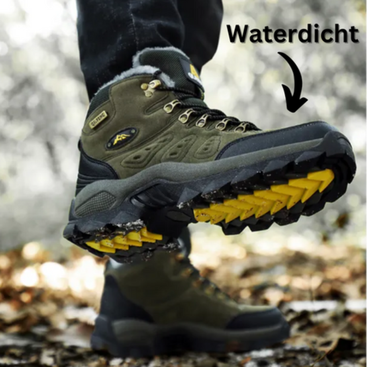 Waterdichte Wandelschoenen Heren - Orthopedische Steun & Antislip Zool